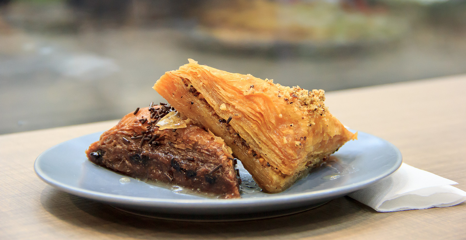 picture of baklava made with filo dough